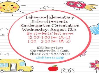 Kindergarten Orientation-Orientación de Kínder 